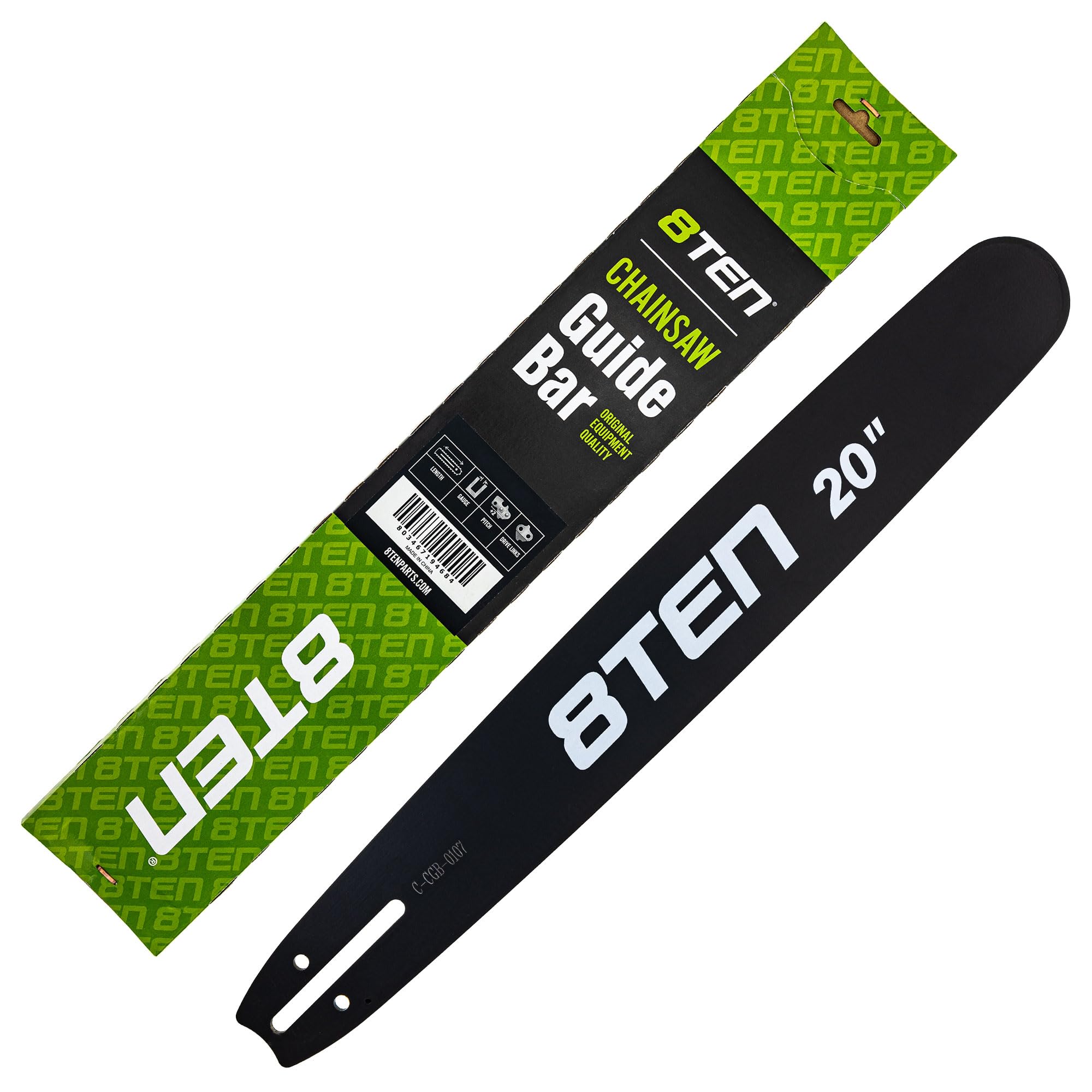 Amazon.com: 8TEN 20 Inch Chainsaw Guide Bar .058 3/8 72DL Chain